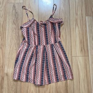 Xhiliaration Patterned Romper TBD